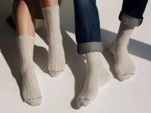 Silver Spun Goods pure silver infused socks from Luxe Collection.