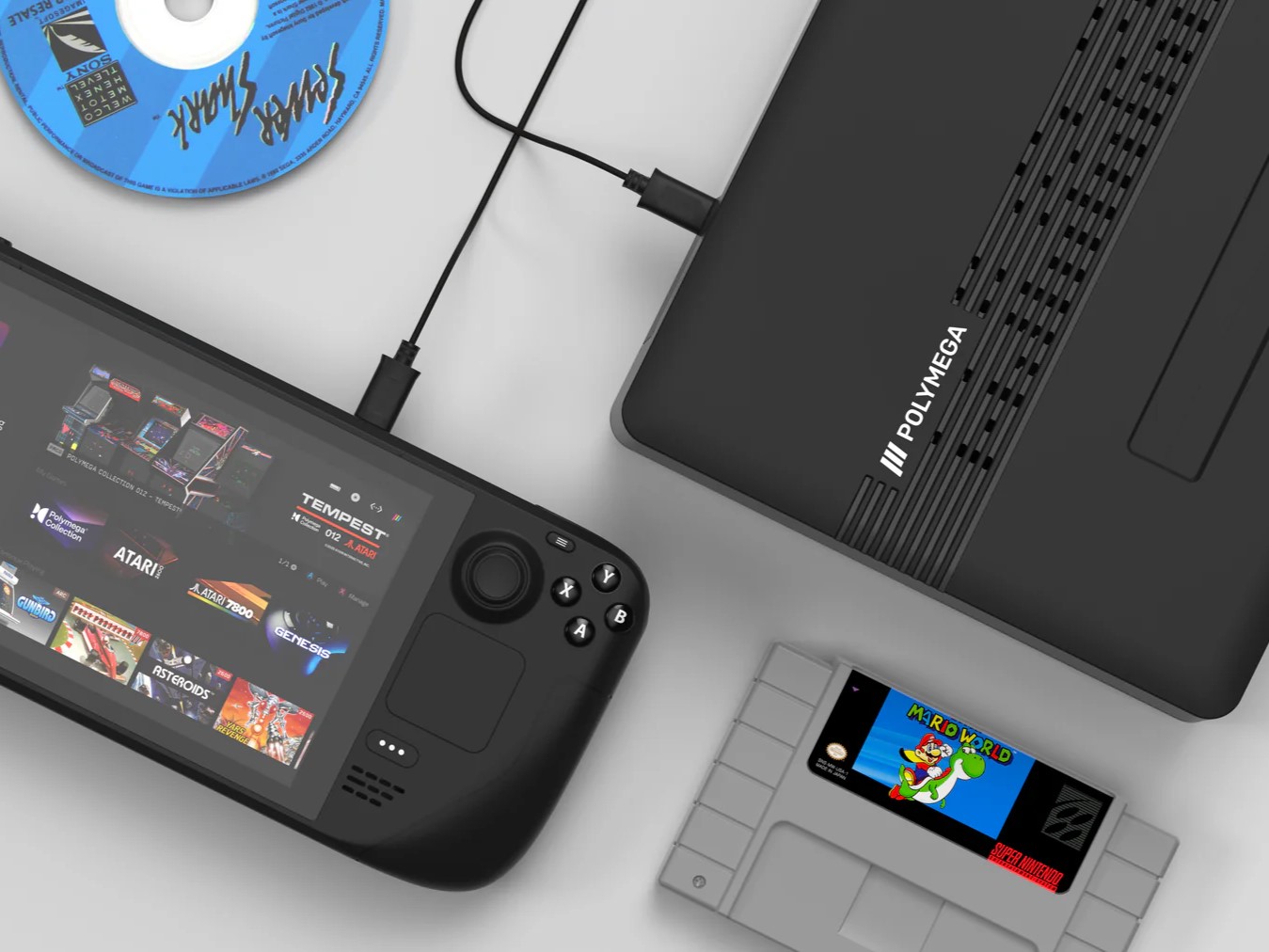 Polymega Remix to backup your retro games from the top down